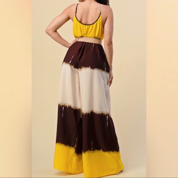 Oversized Tie Dye Wide Leg Jumpsuit Size S - Picture 6 of 16